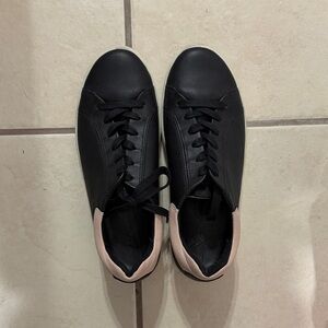 Ecco Black and Pink Women's Sneakers